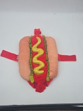 Pet Hot Dog Costume Medium